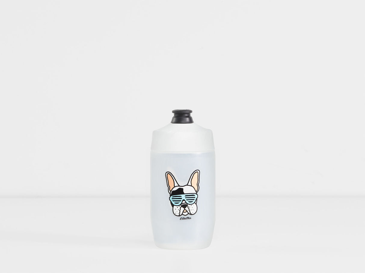 Bottle Trek Voda 15oz Frenchie Bulldog Clear/Pink