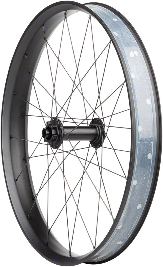 Quality Wheels Alex CF-1 Carbon Bear Pawl Front Wheel - 26" Fat 15 x 150mm 6-Bolt BLK 32H