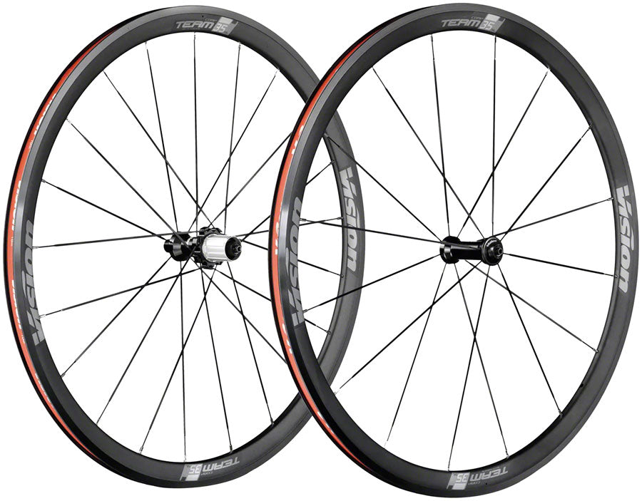 Vision Team 35 Comp SL Wheelset - 700 QR x 100/130mm Rim Brake HG 11 BLK Clincher
