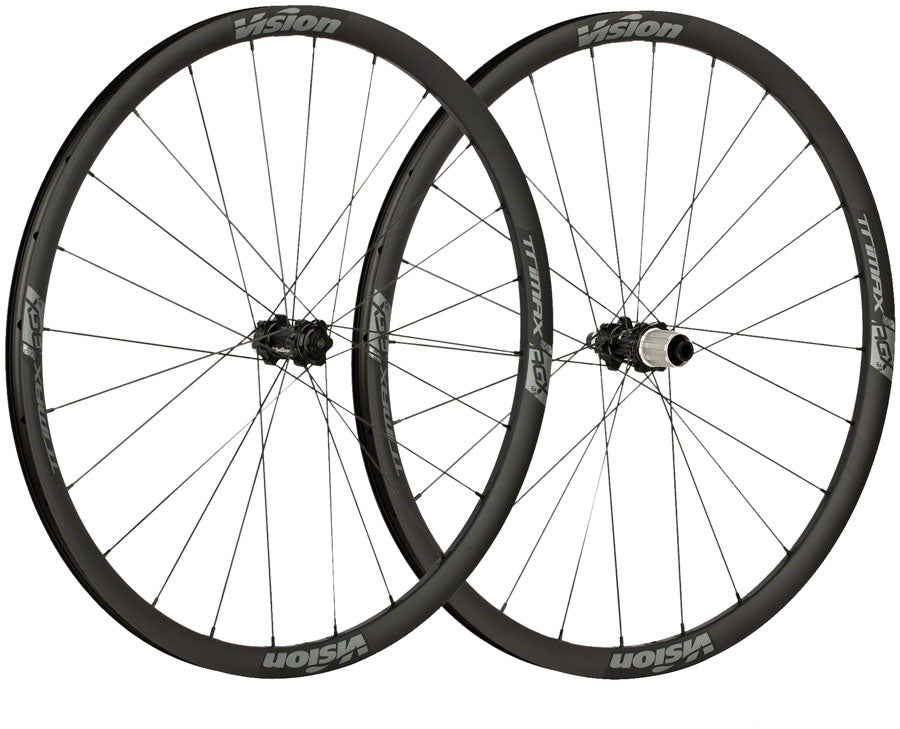 Vision TriMax AGX i23 Wheelset - 700 12 x 100/142mm Center-Lock HG 11 Black