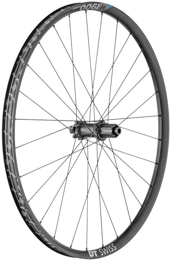 DT Swiss H 1900 Spline 30 Rear Wheel - 29" 12 x 148mm 6-Bolt HG 11 Black