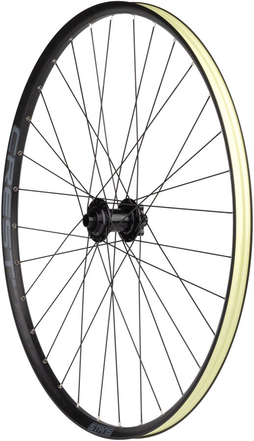 Stan's Crest S2 Front Wheel - 29" 15 x 100mm 6-Bolt Black 32H