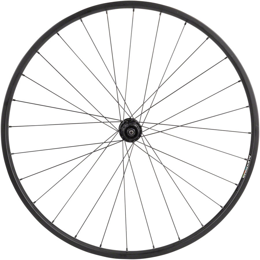 Quality Wheels Value Double Wall Series Disc Rear Wheel - 650b QR x 135mm Center-Lock HG10 BLK 28H