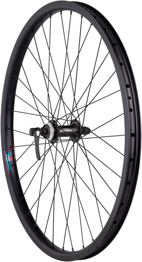 Quality Wheels Value HD Series Disc Front Wheel - 26" QR x 100mm Center-Lock BLK 36H