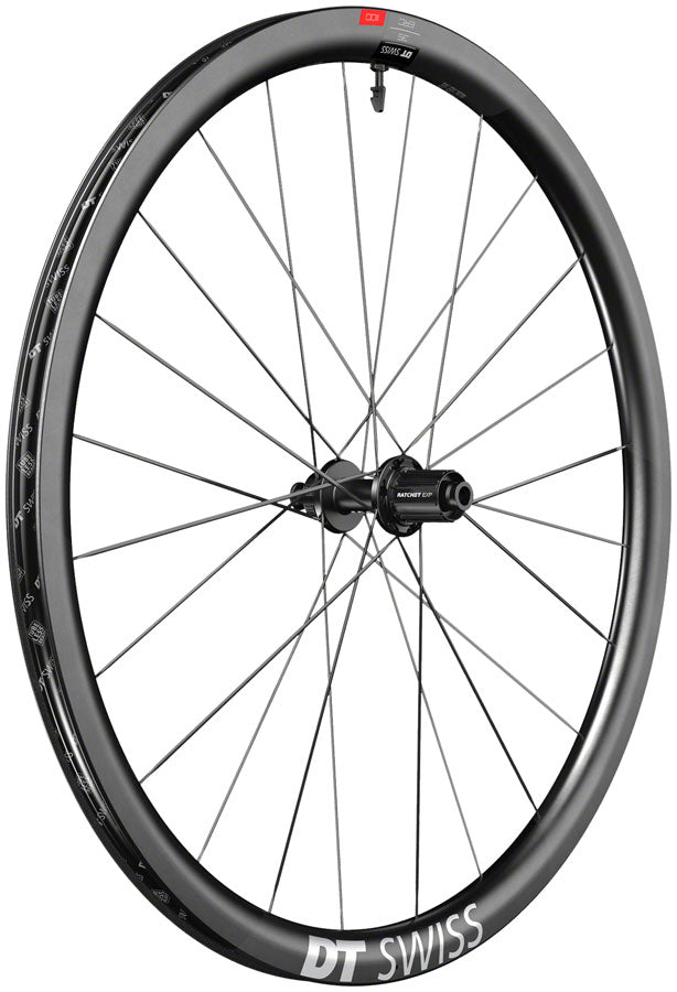 DT Swiss ERC 1100 DiCut 35 Rear Wheel - 700 12 x 142mm Center-Lock HG11 Road/XDR Ratchet EXP 36 BLK