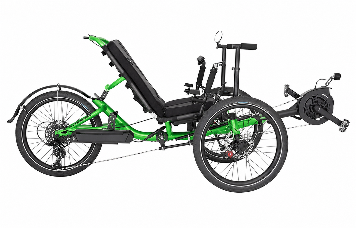 Max eCAT Chrome Special Edition Recumbent Trike