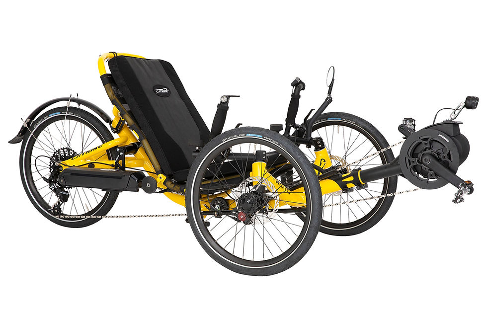 Trail eCAT Limited Edition Chrome Electric Recumbent Trike