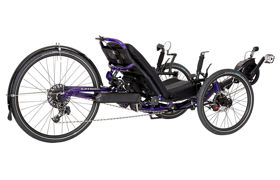 Dumont eCAT Limited Edition Chrome Electric Recumbent Trike