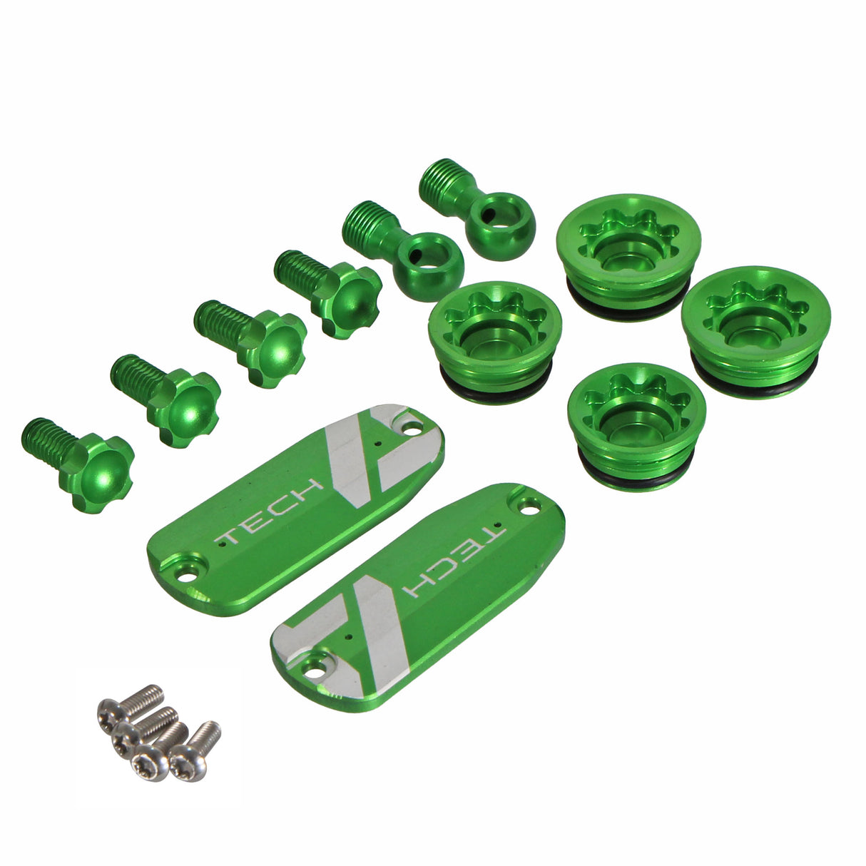 Hope Tech 4 V4 Custom Color Kit Green