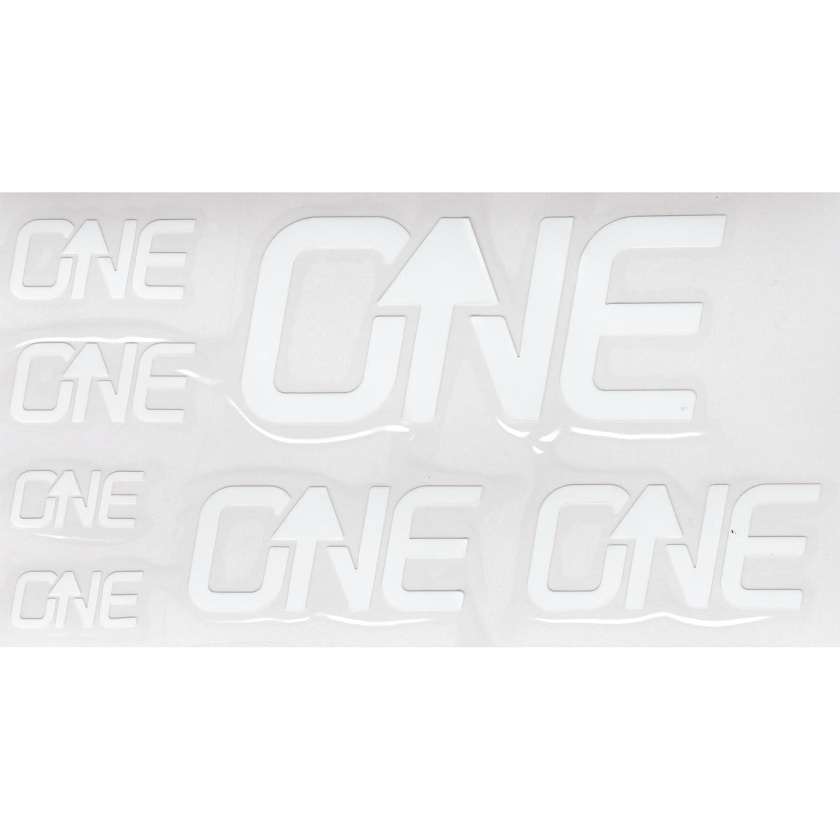 OneUp Components Riser Bar Decal Kit White