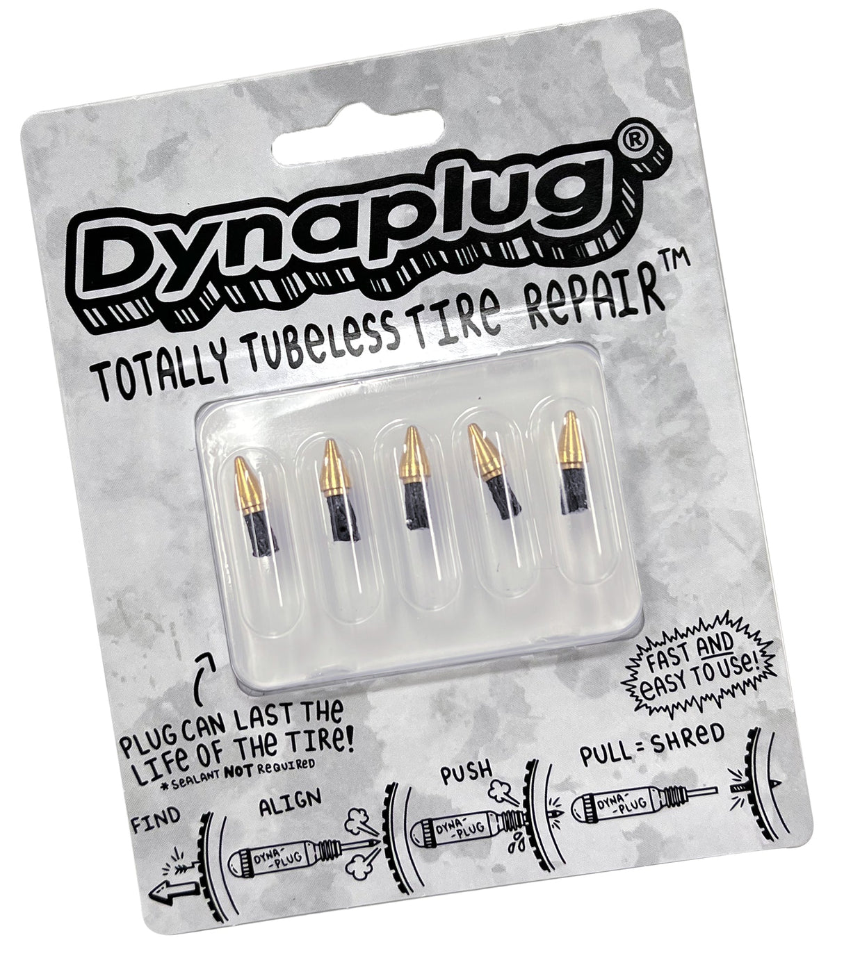 Dynaplug Tubeless Bicycle Tire Repair Plugs