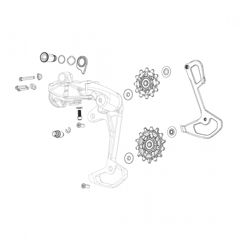Rival eTap AXS Rear Derailleur Pulley Kit