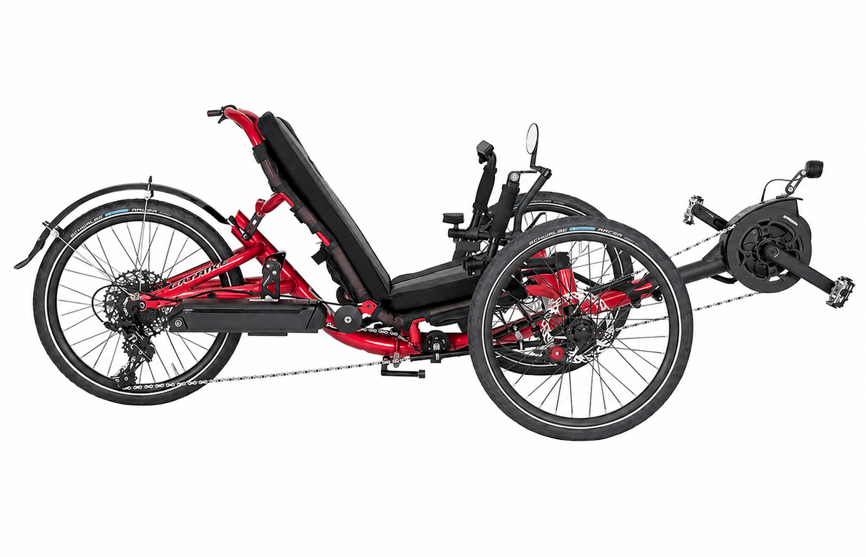 Trail eCAT Limited Edition Chrome Electric Recumbent Trike