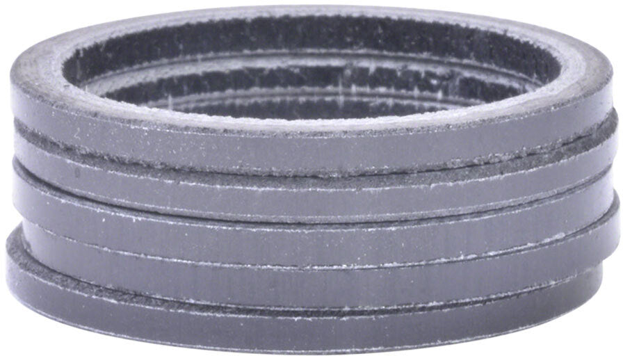 Wheels Manufacturing Carbon Headset Spacer - 1-1/8", 2.5mm, Gloss, 5-pack