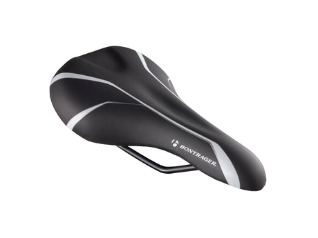 Saddle Bontrager Comfort Kids Vinyl/Steel Rails Black