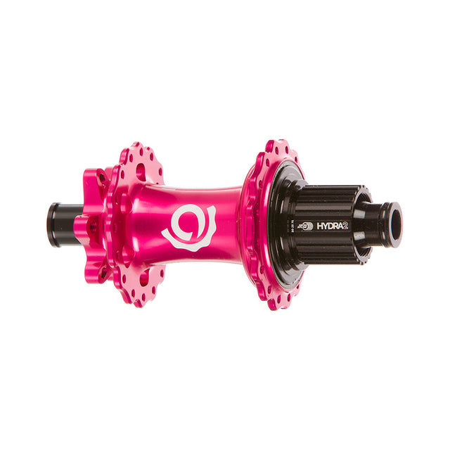 Industry Nine Hydra 2 Boost MicroSpline Disc Hub Rear 32H 12mm TA 148mm Shimano Micro Spline Pink