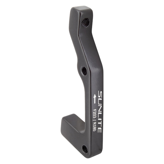 Sunlite Disc Adapter FT/RR 203mmF/180mmR Post Mount IS Mount Black