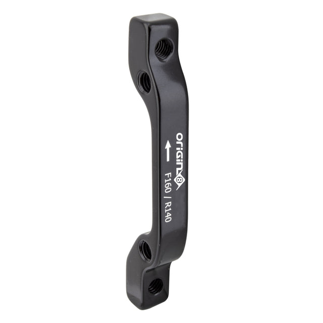 Origin8 Vise IS Mount to Post Mount Disc Adapter FT/RR IS Mount Post Mount Black +0mm