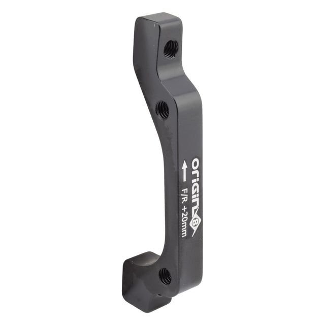 Origin8 Vise IS Mount to Post Mount Disc Adapter FT/RR IS Mount Post Mount Black +20mm