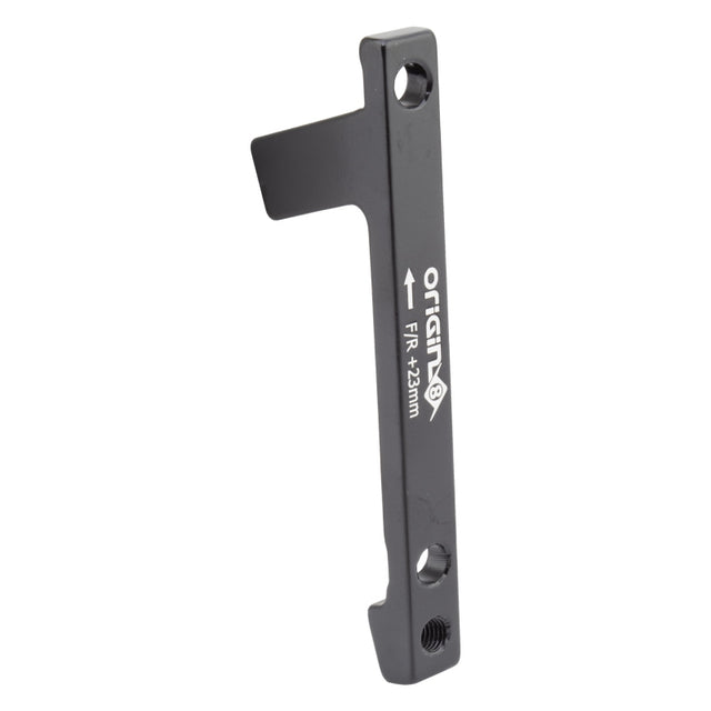 Origin8 Vise Post Mount Disc Adapter FT/RR 180mm to 203mm Post Mount Post Mount Black +23mm