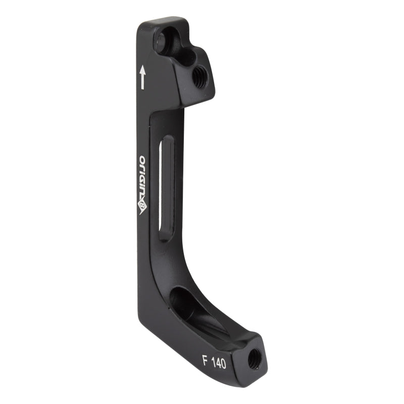 Origin8 Vise Flat Mount to Post Mount Disc Adapter FT 140mm/160mm Flat Mount Post Mount Black +0mm
