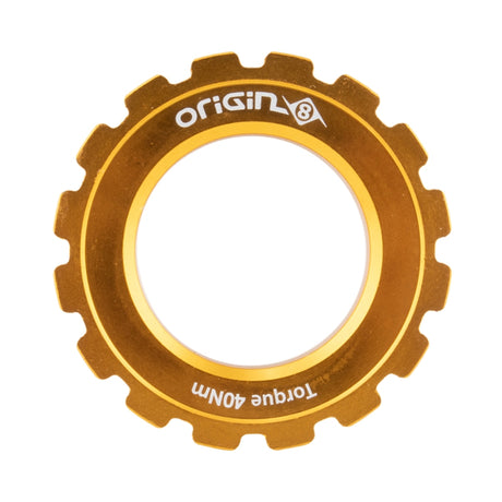 Origin8 CenterLock Disc Lockring Gold Rotor