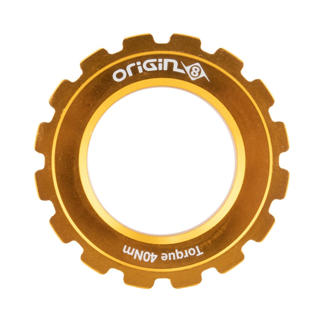 Origin8 CenterLock Disc Lockring Gold Rotor