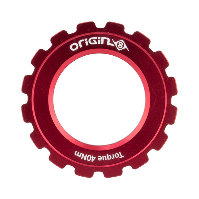 Origin8 CenterLock Disc Lockring Red Rotor