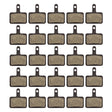 Sunlite O-19 brake pad Clarks Clout 1- M3000- S2 / Shimano Alivio M415- Alivio M416- Alivio M416A- Deore M465- Deore M475- Deore M485- Deore M495- Deore M515- Deore M52- Deore M575- Nexave C501- Nexave C601- Nexave C607 / T