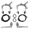Sunlite Cruiser/MX Set Pair Chrome Steel 73-91mm