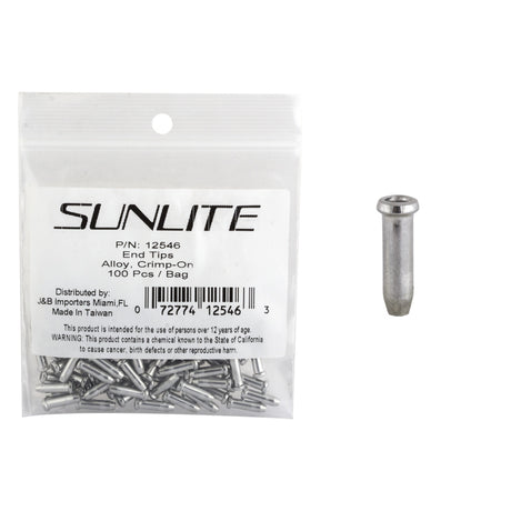 Sunlite Cable Tips  Silver 100/bg