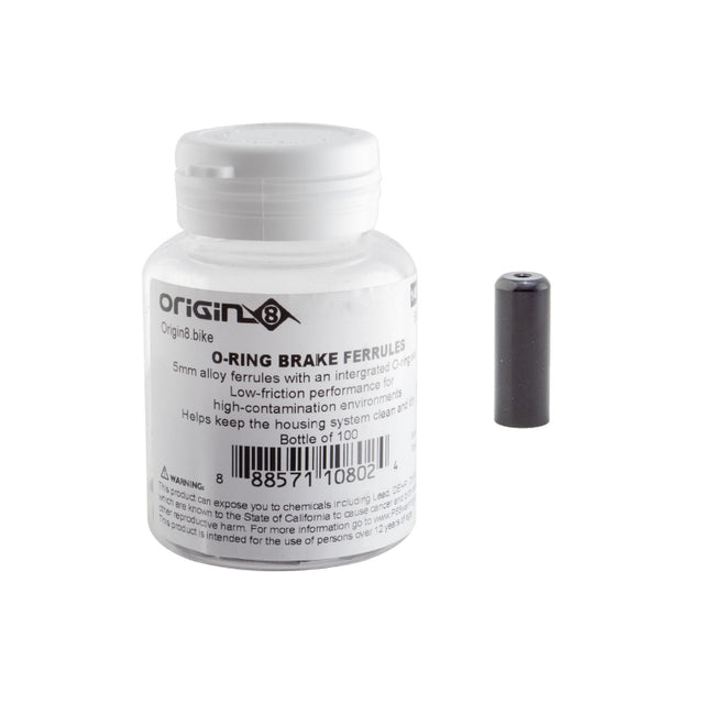 Origin8 O-Ring Gear Ferrules Gear 4mm Black