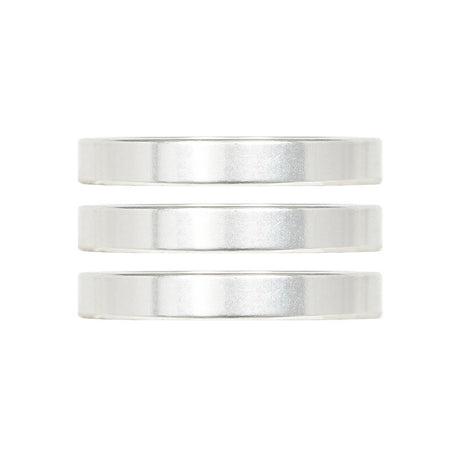 Industry Nine iRiX Headset Spacer 1-1/8'' Height: 5mm Aluminum Silver 3pcs