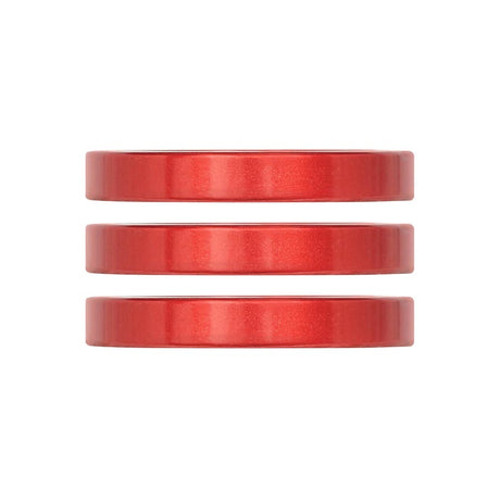 Industry Nine iRiX Headset Spacer 1-1/8'' Height: 5mm Aluminum Red 3pcs