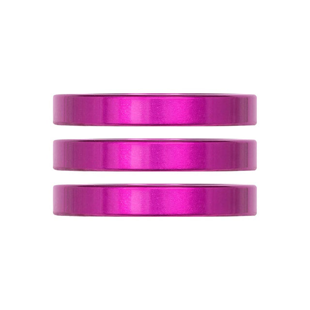 Industry Nine iRiX Headset Spacer 1-1/8'' Height: 5mm Aluminum Purple 3pcs