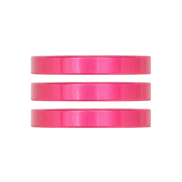 Industry Nine iRiX Headset Spacer 1-1/8'' Height: 5mm Aluminum Pink 3pcs