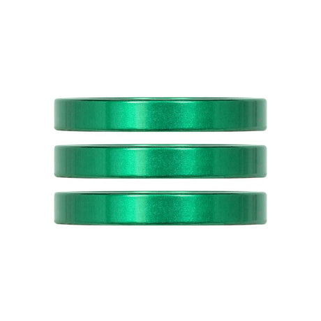 Industry Nine iRiX Headset Spacer 1-1/8'' Height: 5mm Aluminum Green 3pcs