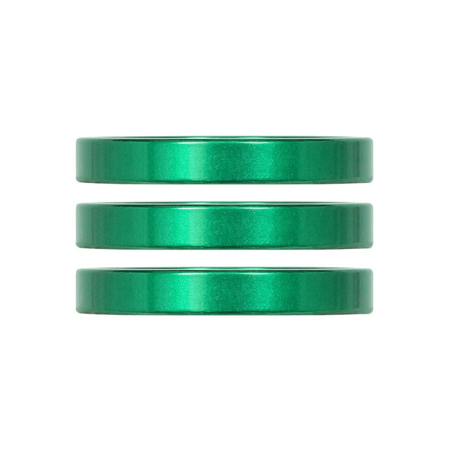Industry Nine iRiX Headset Spacer 1-1/8'' Height: 5mm Aluminum Green 3pcs