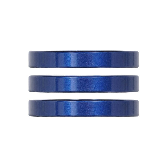 Industry Nine iRiX Headset Spacer 1-1/8'' Height: 5mm Aluminum Blue 3pcs