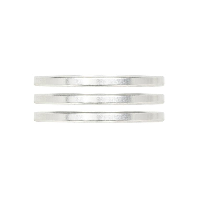 Industry Nine iRiX Headset Spacer 1-1/8'' Height: 2.5mm Aluminum Silver 3pcs