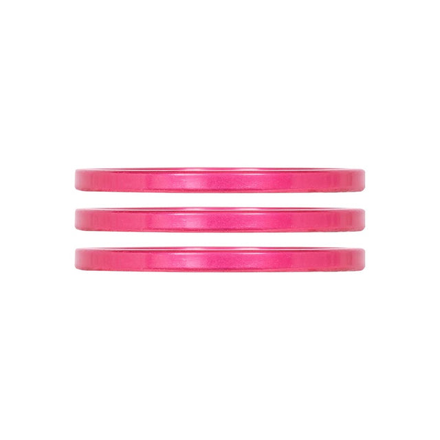 Industry Nine iRiX Headset Spacer 1-1/8'' Height: 2.5mm Aluminum Pink 3pcs