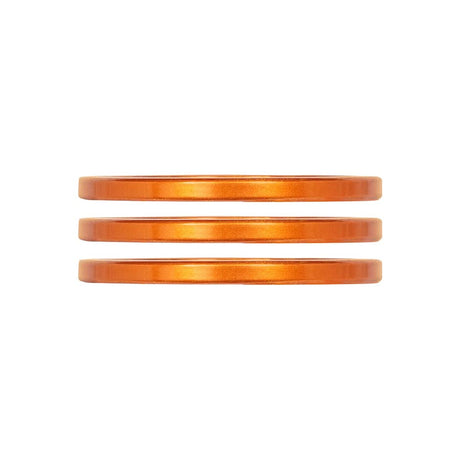 Industry Nine iRiX Headset Spacer 1-1/8'' Height: 2.5mm Aluminum Orange 3pcs