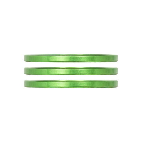 Industry Nine iRiX Headset Spacer 1-1/8'' Height: 2.5mm Aluminum Lime 3pcs