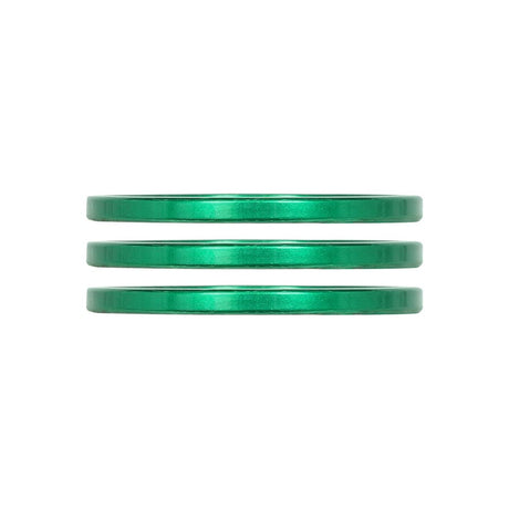 Industry Nine iRiX Headset Spacer 1-1/8'' Height: 2.5mm Aluminum Green 3pcs