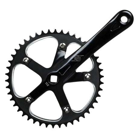 Origin8 SST 165x46 103mm JIS Square Taper crankset black/black