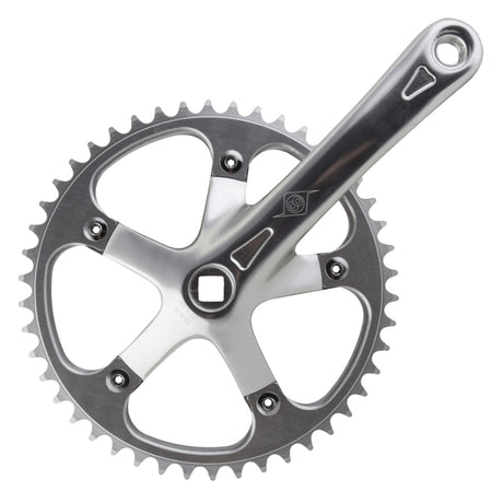 Origin8 SST 165x46 103mm JIS Square Taper crankset silver/silver