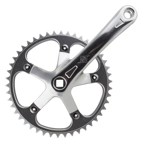 Origin8 SST 170x46 103mm JIS Square Taper crankset silver/silver