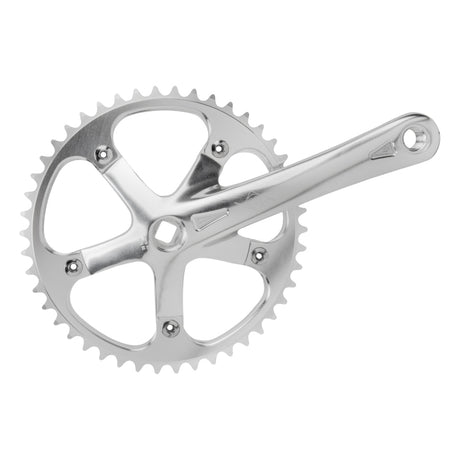 Origin8 SST 175x46 103mm JIS Square Taper crankset silver/silver