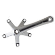 Origin8 Alloy Triple Crank Arm Set 165mm 113.5mm Square Taper JIS crankset silver