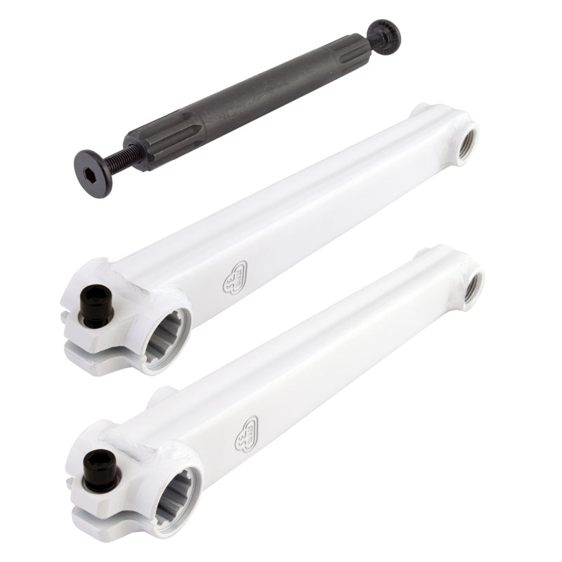 Se bikes V-Ridge Cranks 175mm 19mm crankset white